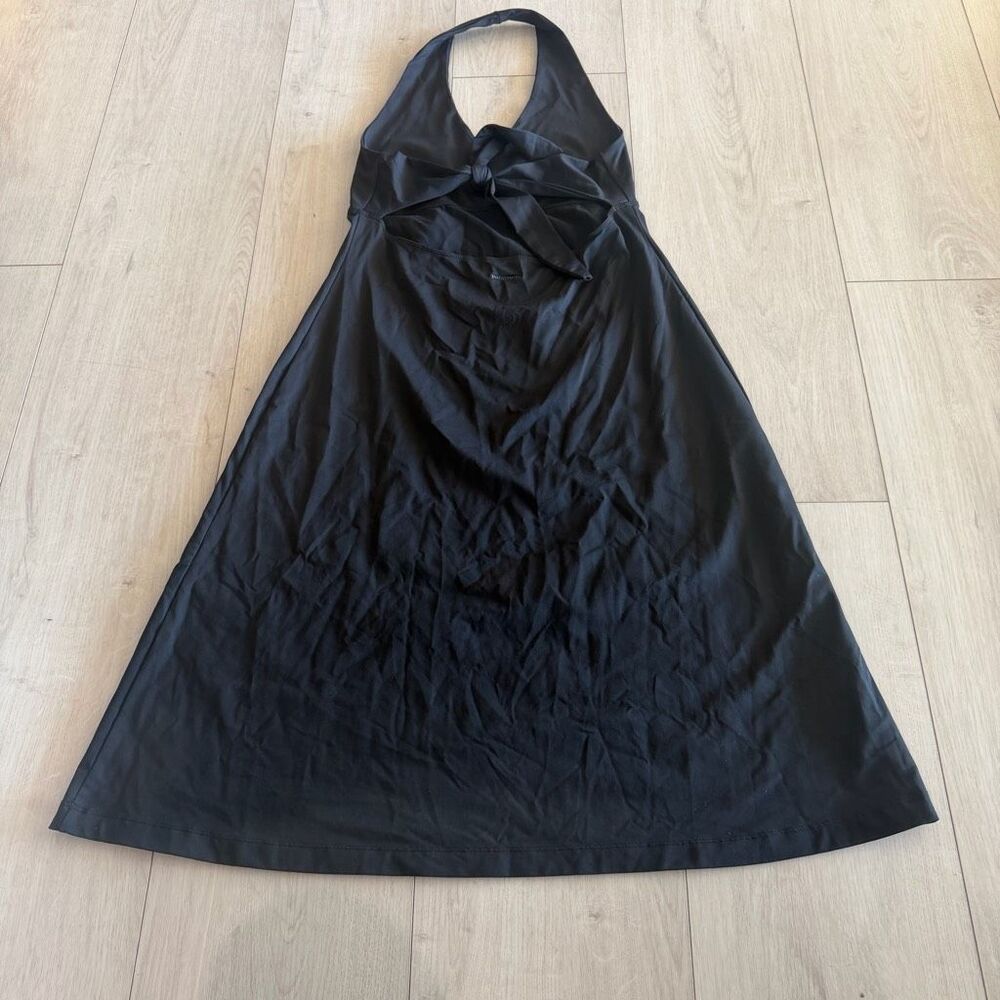 Patagonia Morning Glory Halter Dress Black Black Hiking dress size L - Picture 4 of 9